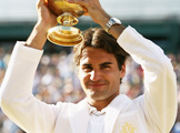 昨年5連覇を達成した男子シングルス優勝者ロジャー・フェデラー