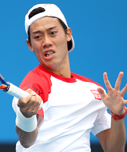 初戦突破した錦織圭