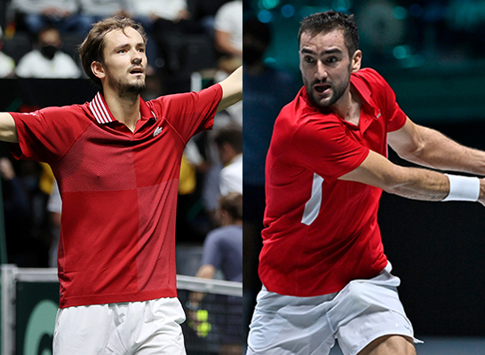 マリン・チリッチ、ダニール・メドベージェフ