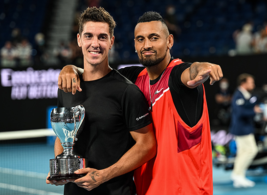 ニック・キリオス、タナシ・コキナキス