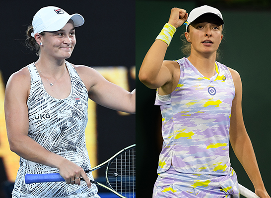 イガ・シフィオンテク、アシュレイ・バーティ