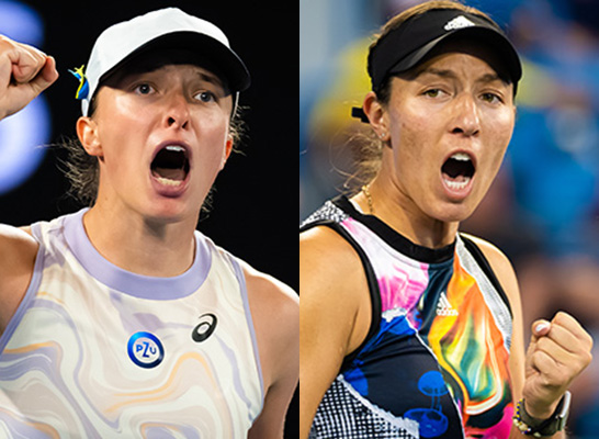 イガ・シフィオンテク、ジェシカ・ペグラ