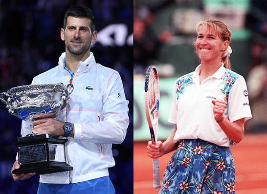 ノヴァークジョコビッチシュテフィグラフ