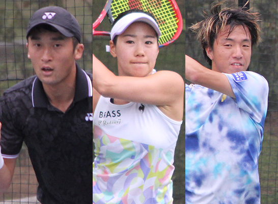 徳田廉大、日比野菜緒、白石光