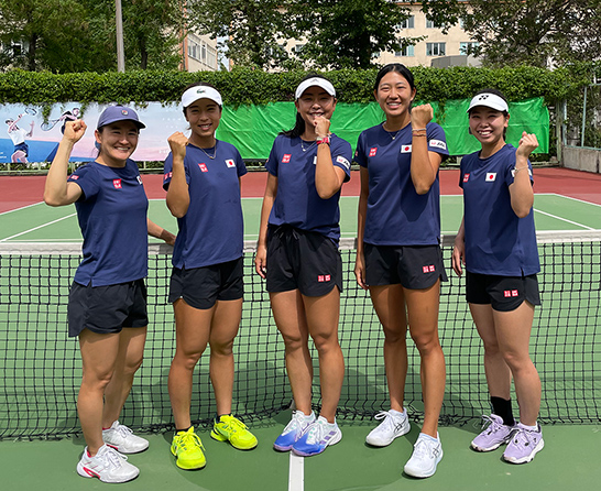 BJK内島萌夏、本玉真唯、坂詰姫野、穂積絵莉、青山修子