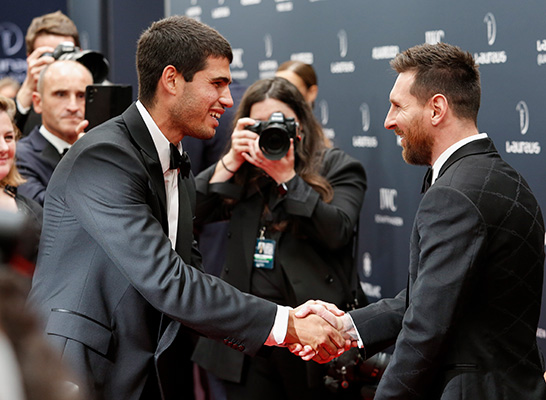 カルロス・アルカラス、リオネル・メッシ