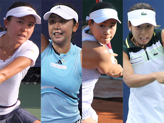 二宮真琴、穂積絵莉、日比野菜緒、本玉真唯