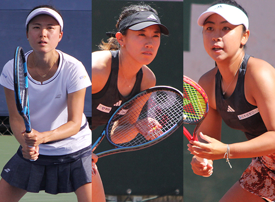 二宮真琴、加藤未唯、穂積絵莉