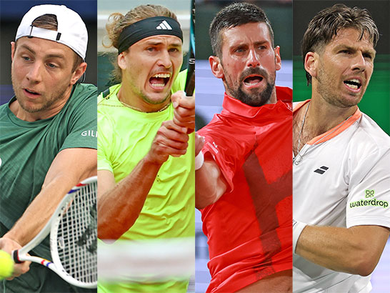 ズべレフ、ジョコビッチ