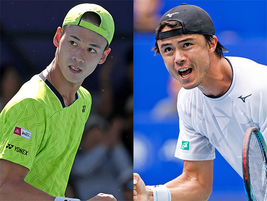 （左から）坂本怜、ダニエル太郎