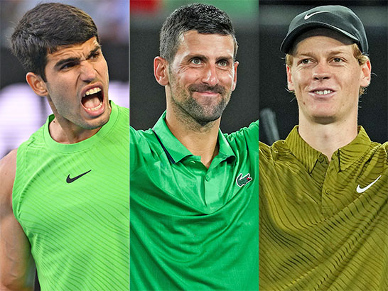 アルカラス、ジョコビッチ、シナー