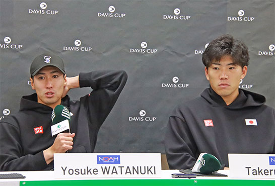 （左から）綿貫陽介、柚木武