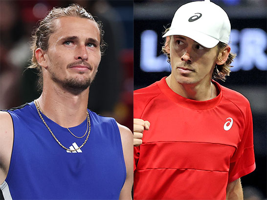 （左から）ズべレフ、デ ミノー