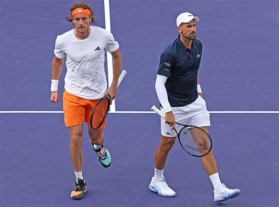 チチパス、ジョコビッチ