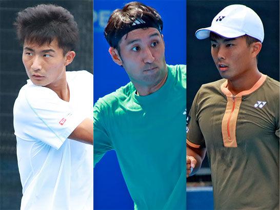 （左から）松岡隼、内山靖崇、本田尚也